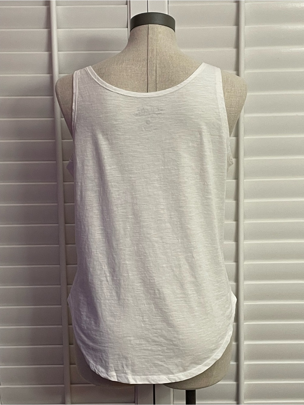 Salt Life White Tank with Pink & Yellow Palm Graphic - Picture 3 of 6